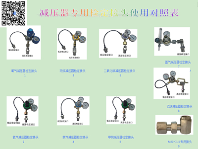 同江SH－26型減壓器專用檢定接頭